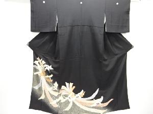 束ね熨斗に群鶴模様刺繍留袖（比翼付き）